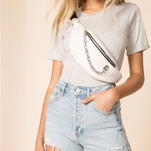 Free People Tee Bodysuit in White